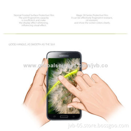 Crystal Clear Screen Protectors for Samsung Galaxy S5, Anti-scratch, 3H Hardness